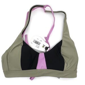 Prana Tulum Bikini Top Colorblock Swim Size XS